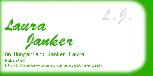 laura janker business card